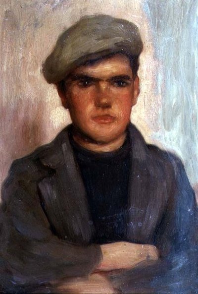 Jongen met een pet door Henry Scott Tuke
