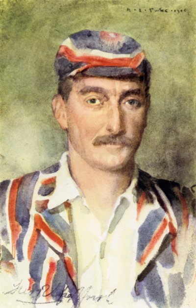 Frederick Robert "Fred" Spofforth, De Demon Bowler door Henry Scott Tuke