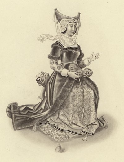 Constancia Hertogin van Lancaster, vrouw van Jan van Gent door Henry Shaw
