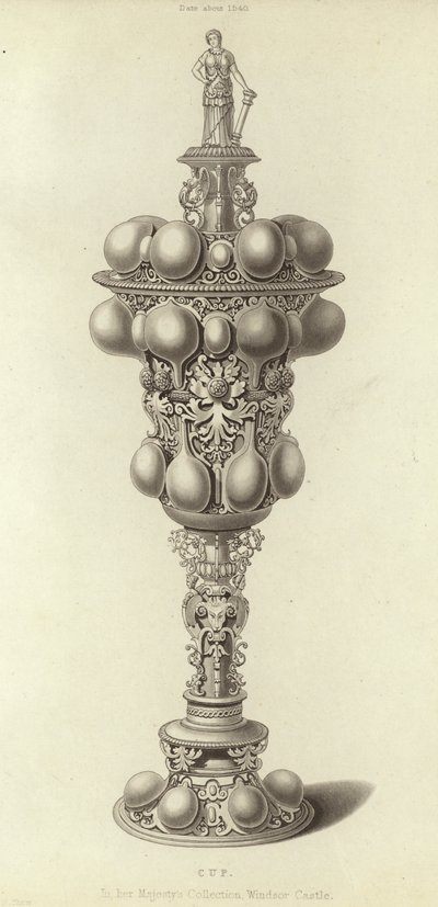 Beker (gravure) door Henry Shaw
