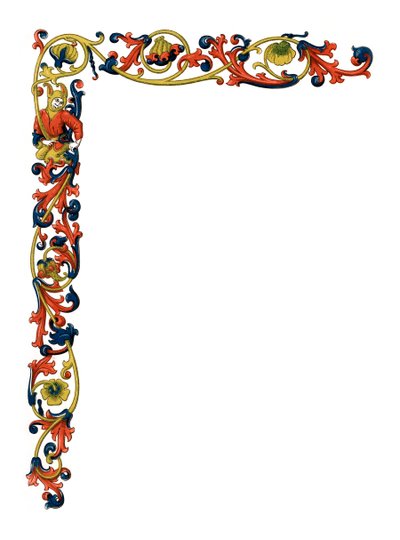 Decoratieve rand door Henry Shaw