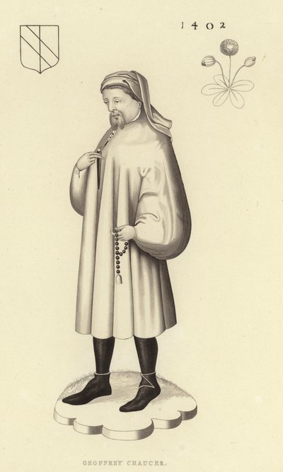 Geoffrey Chaucer door Henry Shaw