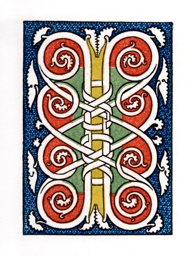 Beginletter I, 1476, 1843 door Henry Shaw