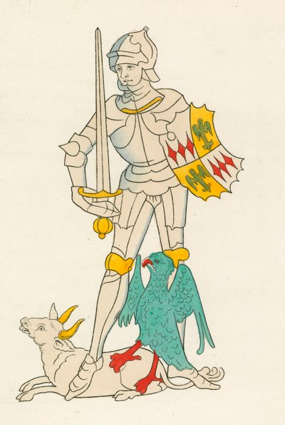 Richard Nevil, Graaf van Salisbury, 1483-85 door Henry Shaw