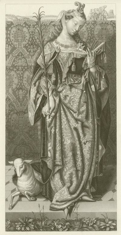 Sint Agnes door Henry Shaw