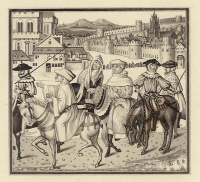 De Canterbury Pelgrimage door Henry Shaw