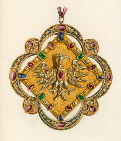De omhelzing van keizer Karel V, ca. 1530 door Henry Shaw