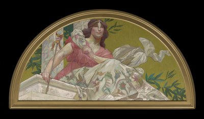 Muse van komedie, 1893 door Henry Siddons Mowbray