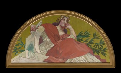 Muzen van de tragedie door Henry Siddons Mowbray