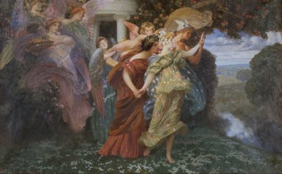 Het huwelijk van Persephone door Henry Siddons Mowbray