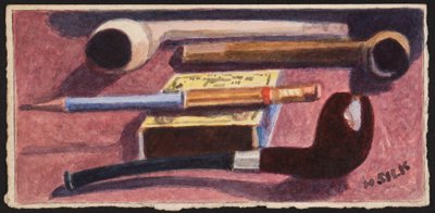 Pijpen, ca. 1930 door Henry Silk