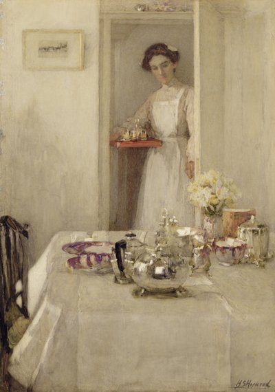 De Ontbijttafel door Henry Silkstone Hopwood
