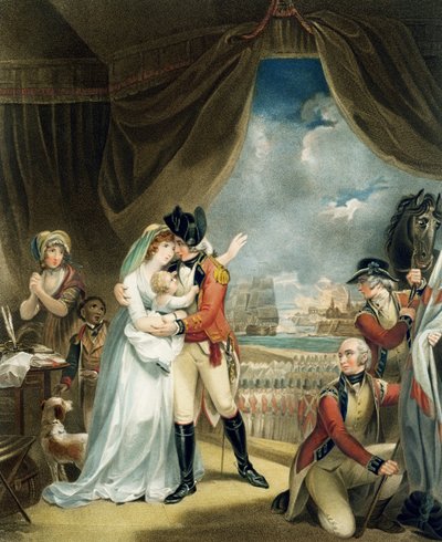 Oorlog, gegraveerd door John Whessell (ca. 1760-1823), uitgegeven door T. Simpson en Darling und Thompson, 1798 door Henry Singleton