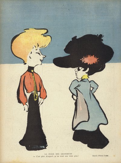 Illustratie voor Le Rire door Henry Somm