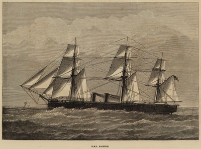 HMS Raleigh door Henry Spernon Tozer