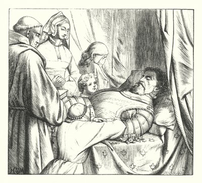 De klaagzang van de beroemden door Henry Stacey (after) Marks