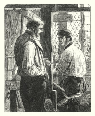 De twee wevers door Henry Stacey (after) Marks