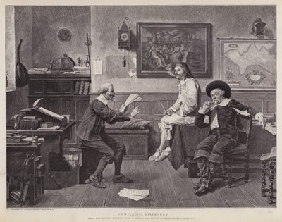 Onwillige luisteraars door Henry Stacey (after) Marks