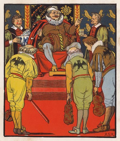 Oude Koning Cole door Henry Stacy (after) Marks