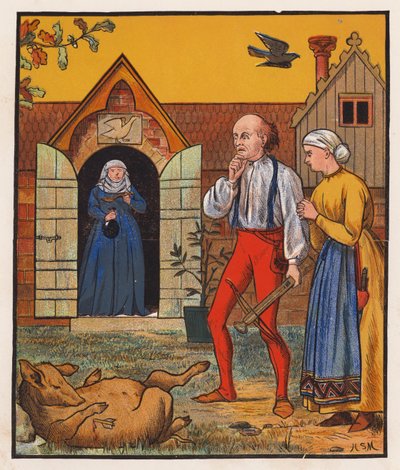 De kleermaker en de kraai door Henry Stacy (after) Marks