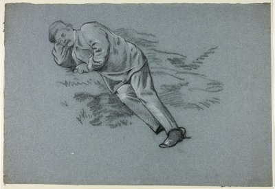 Slapende man door Henry Stacy Marks