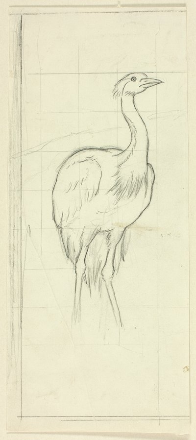 Staande vogel door Henry Stacy Marks
