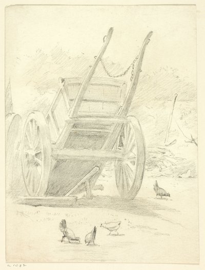 Wagen en gevogelte door Henry Stacy Marks