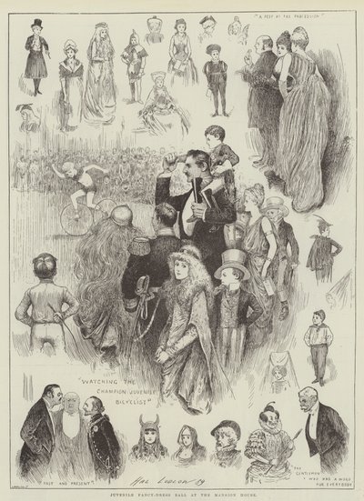 Jeugdige Verkleedpartij in het Mansion House door Henry Stephen Ludlow