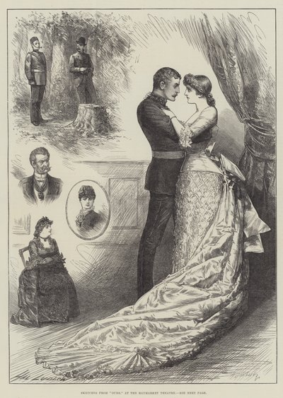 Schetsen van Ours, in het Haymarket Theatre door Henry Stephen Ludlow