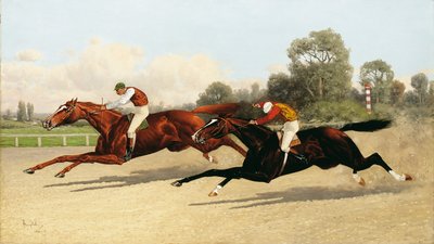 De Grote ,000 Wedstrijd - Het Laatste Furlong Ingaan door Henry Stull