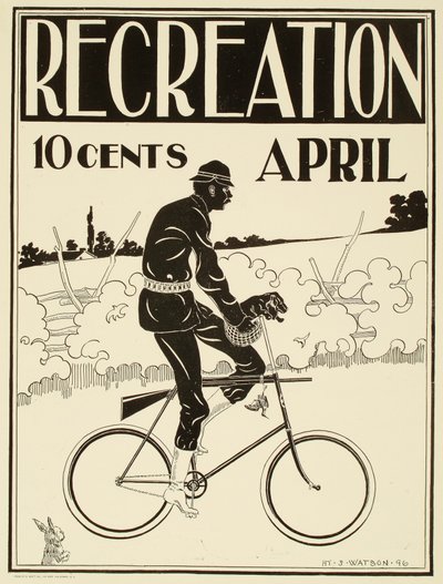 Recreatie, april door Henry Sumner Watson