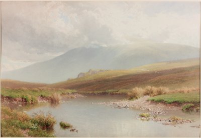 Bergachtig landschap, eind 19e eeuw door Henry Sutton Palmer