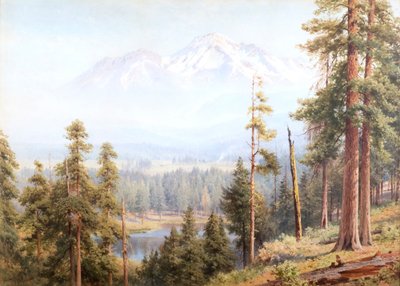Shasta – Sneeuwwolken, Californië door Henry Sutton Palmer