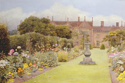 Het graspad, Helmingham Hall, 1892 door Henry Terry