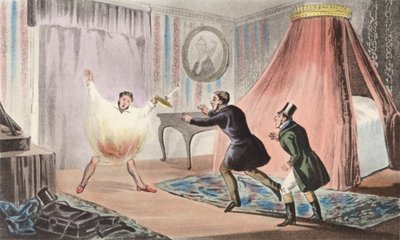 "Verdomme deze hik!" door Henry Thomas (after) Alken