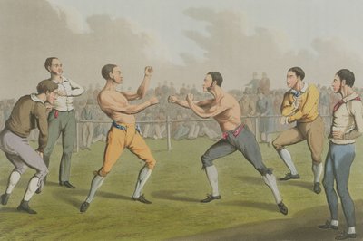 Een Prijsgevecht, geaquarelleerd door I. Clark, uitgegeven door Thomas McLean, 1820 door Henry Thomas Alken