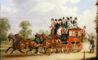 Koetsscène door Henry Thomas Alken