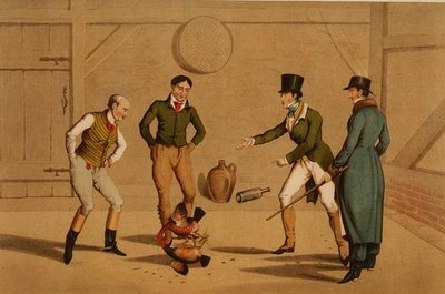 Hanenvechten, geaquarelleerd door I. Clark, uitgegeven door Thomas McLean door Henry Thomas Alken
