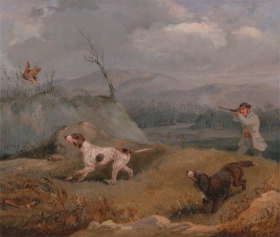 Patrijzenjacht door Henry Thomas Alken