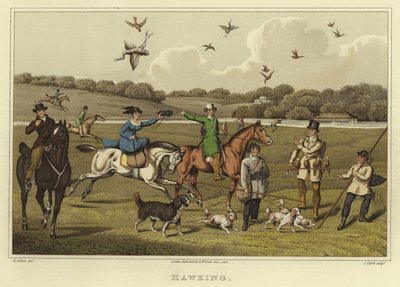 Valkenjacht door Henry Thomas Alken
