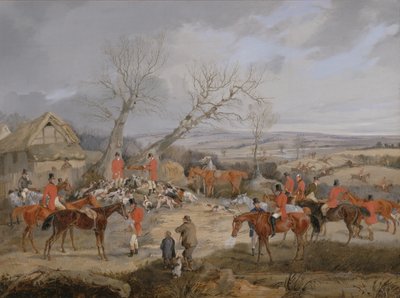 Jachtscène, De Dood door Henry Thomas Alken
