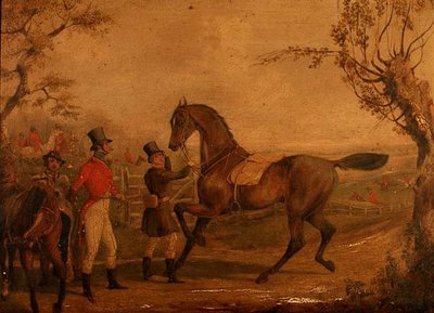 Voorbereiding voor de jacht door Henry Thomas Alken