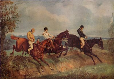 Steeplechasing, ca. 1805-1851, 1924 door Henry Thomas Alken