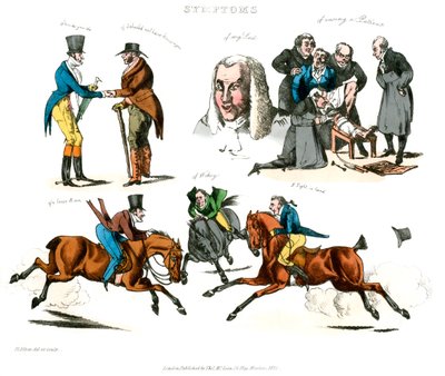 Symptomen van vermaak, 1822 door Henry Thomas Alken