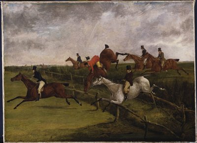De Grote Leicestershire Steeplechase, 12 Maart 1829: Symptomen van Nood door Henry Thomas Alken