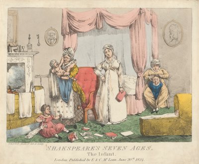 De baby door Henry Thomas Alken