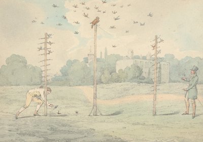 "De nationale sporten van Groot-Brittannië", 1821: Uilenjacht door Henry Thomas Alken