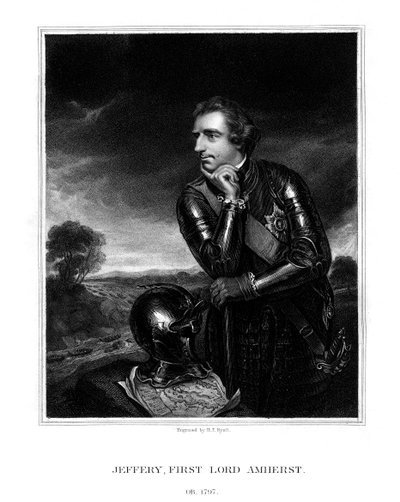 Jeffery Amherst, 1e Baron Amherst, Opperbevelhebber van het Britse leger, 1832 door Henry Thomas Ryall