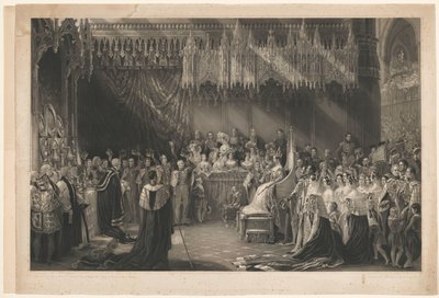 Kroning van Koningin Victoria van Engeland door Henry Thomas Ryall