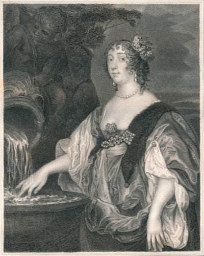 Lucy Percy, gravin van Carlisle, ca. 1635-1637, vroeg-midden 19e eeuw door Henry Thomas Ryall